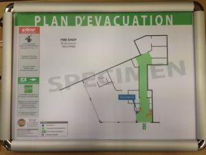 Plan d'évacuation avec consignes de sécurité PDF